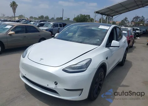 2021 Tesla Model Y Long Range Dual Motor All-Wheel Drive из США, поврежденный, VIN 5YJYGDEE4MF245529